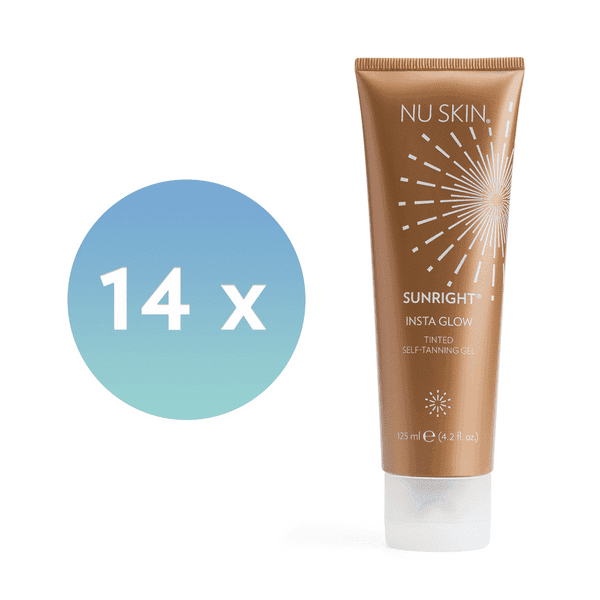 Sunright Insta Glow Selvbruner Gel (Danmark) - 14pk