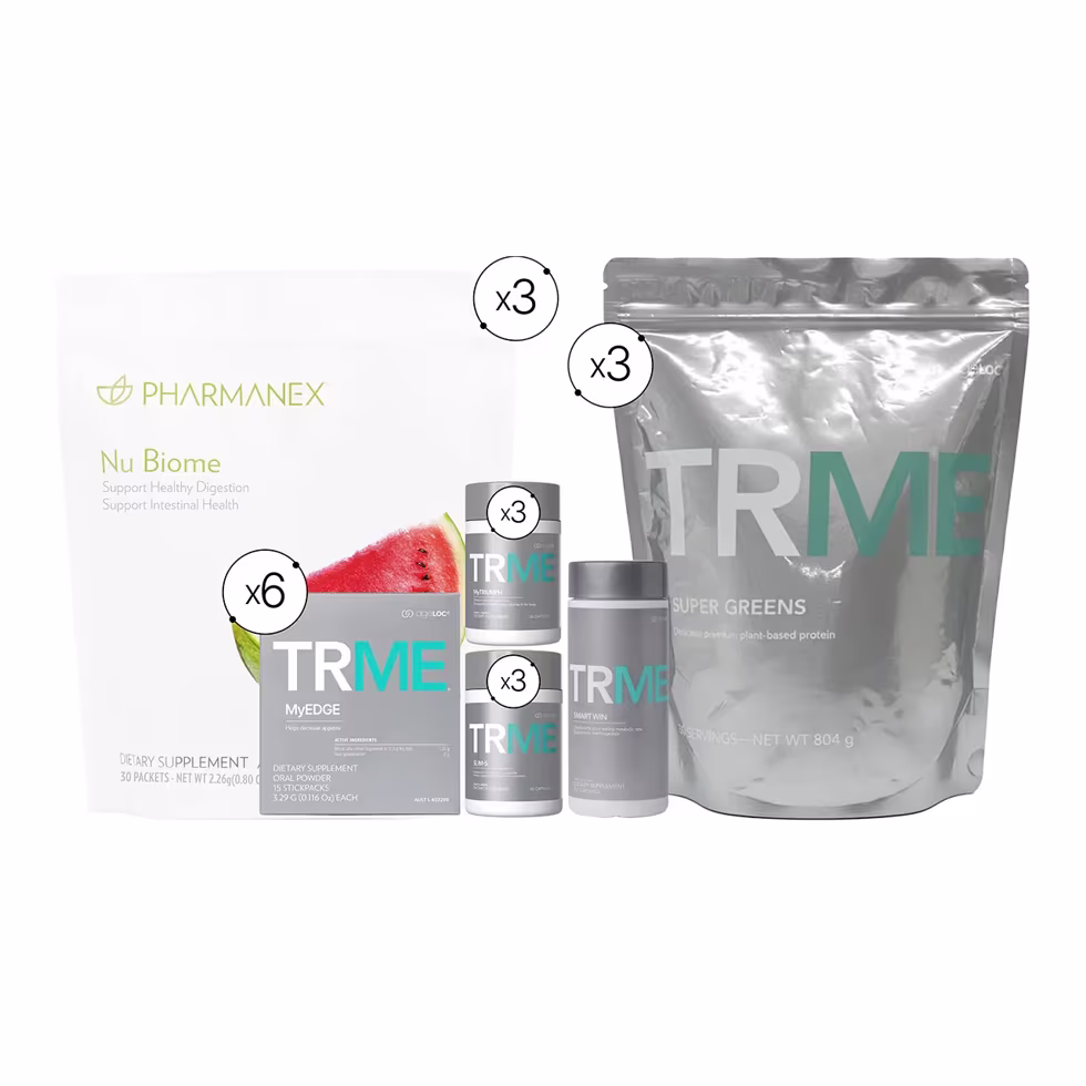 ageLOC TRMe® 90-Day Kit with Nu Biome® (NZ) - Super Greens