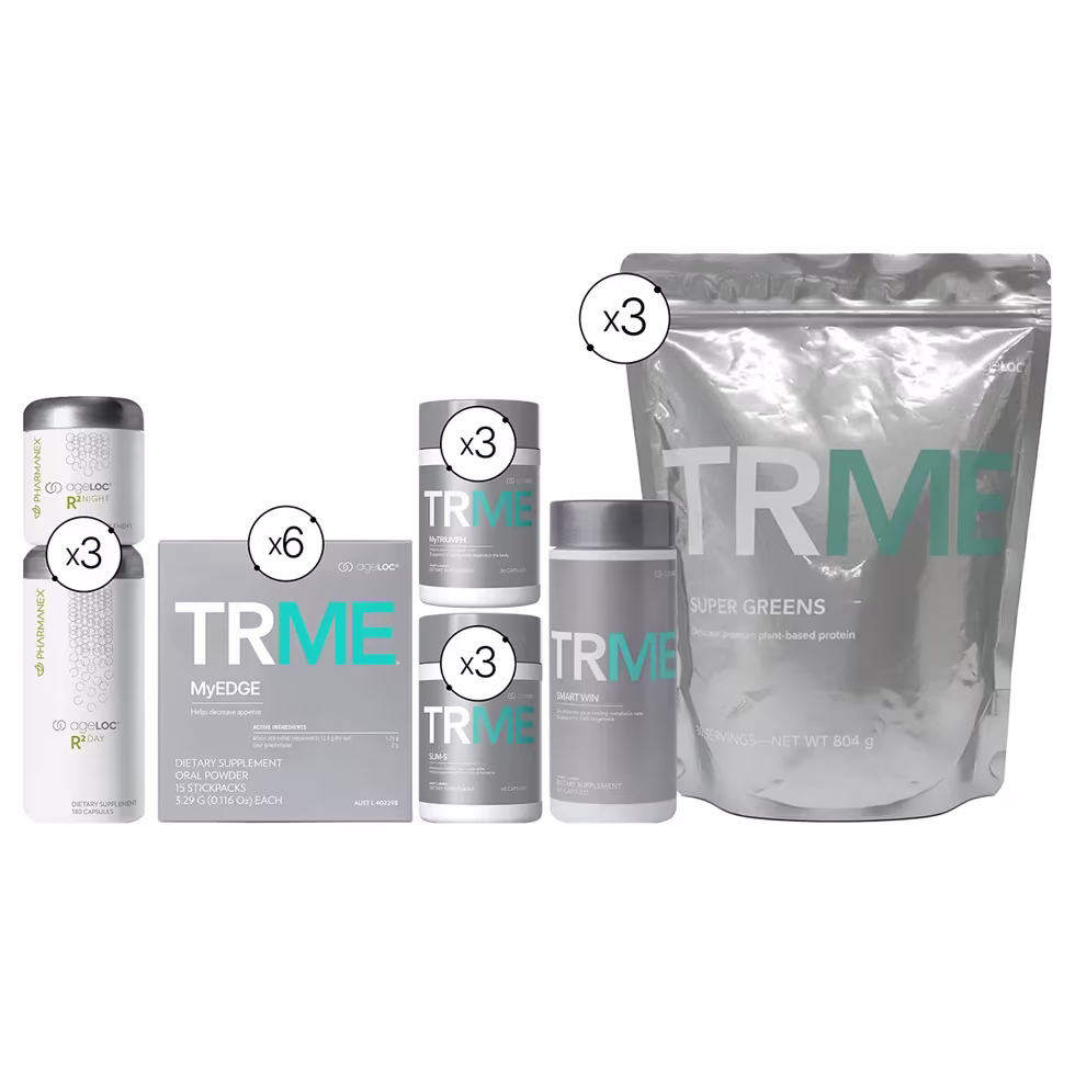 ageLOC TRMe & R² 90-Day Kit (New Zealand) - Super Greens