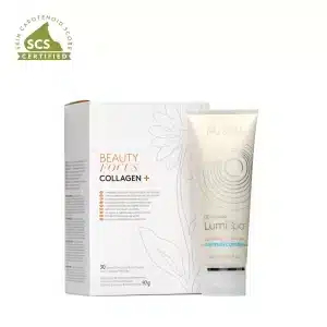 Collagen+ ja LumiSpa Cleanser Kit (Suomi)