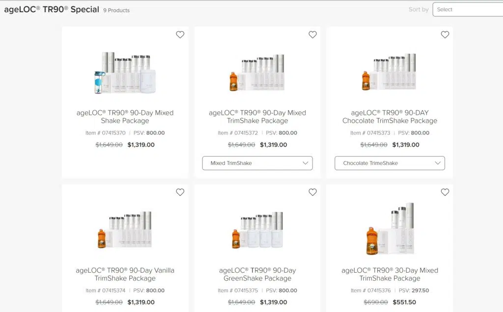 TR90减肥塑身系统全球最低价-澳洲NuSkin如新10月份大促销! 2 Tr90promotion01